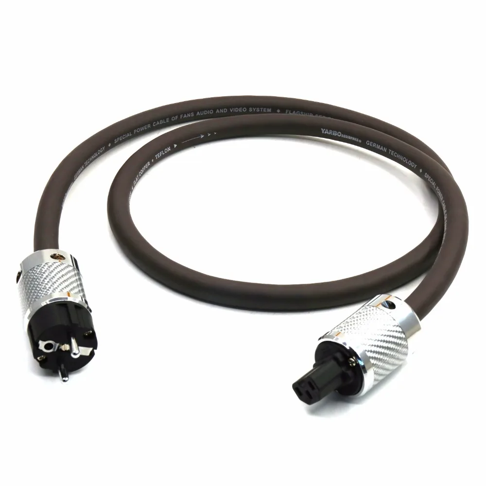 Yarbo SP-8000PW OFHC кабель питания с европейской вилкой из углеродного волокна SCHUKO |