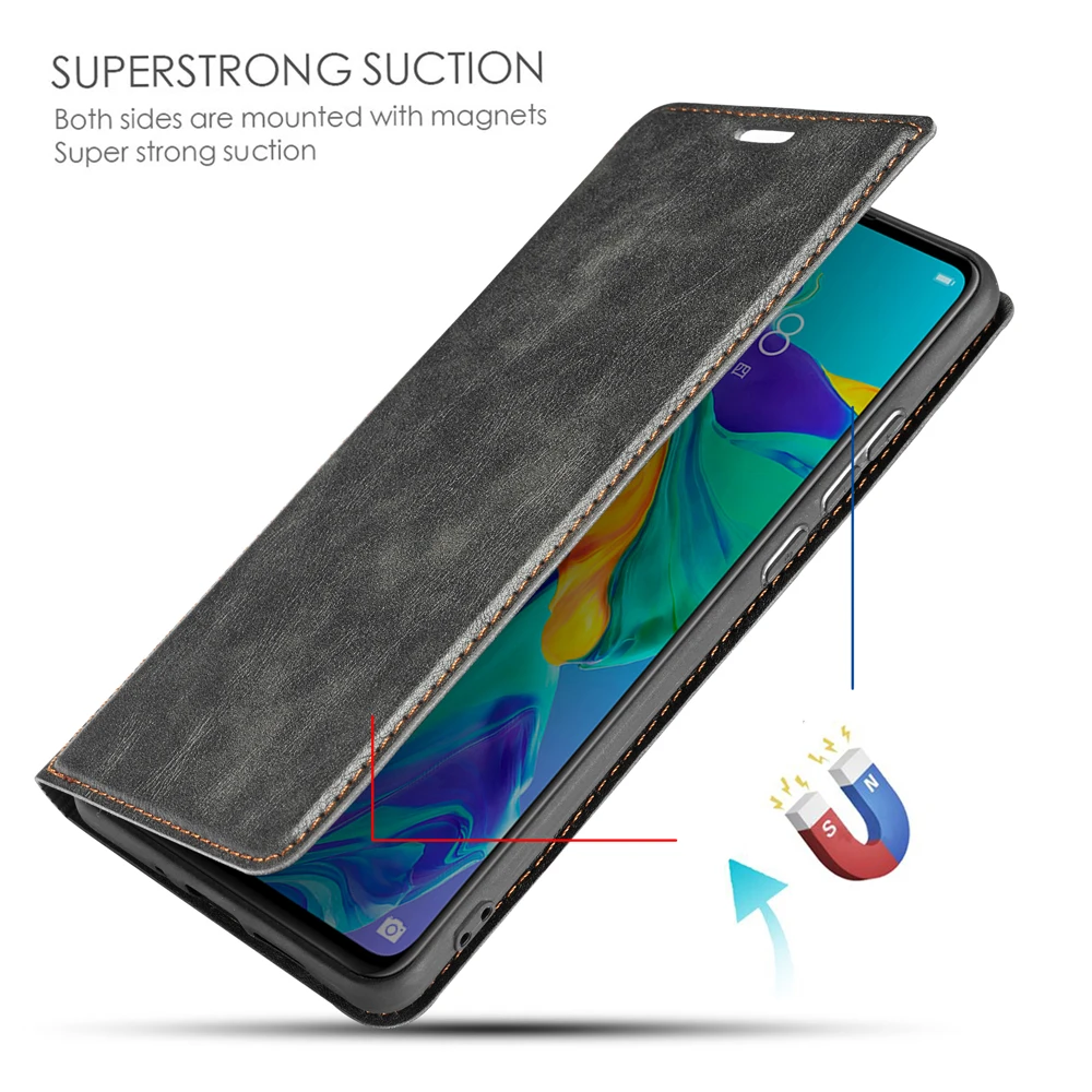 Простой Ультратонкий кожаный чехол для samsung NOTE 10 Pro 9 8 S10 S10e S10Plus S9 S8 S7 Edge карт легкий