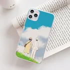 Чехол для телефона с аниме для iPhone 12 Pro Max 11 Pro SE 2020, прозрачный чехол Mini X XS XR, чехол для 6 7 8 Plus, МИЛЫЙ Тоторо