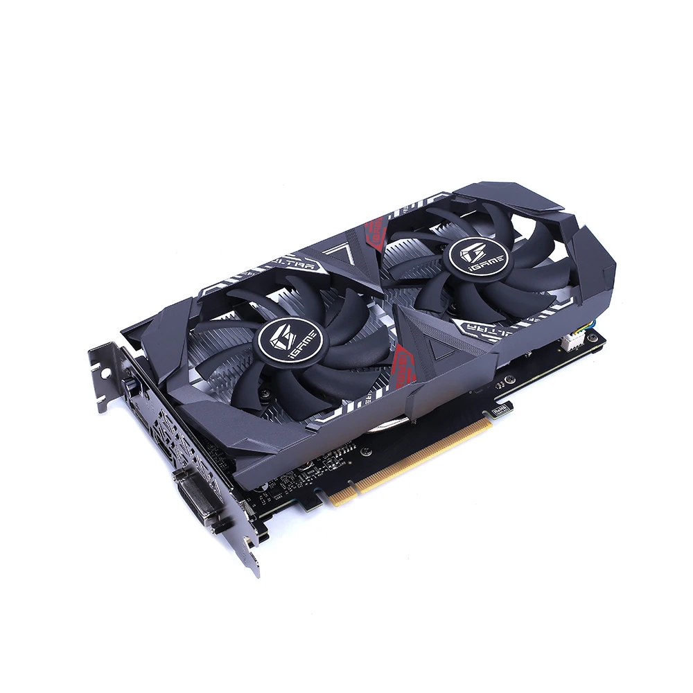 Красочная графическая карта iGame GeForce GTX 1650 SUPER Ultra OC 4G GDDR6 компьютерная игровая видеокарта