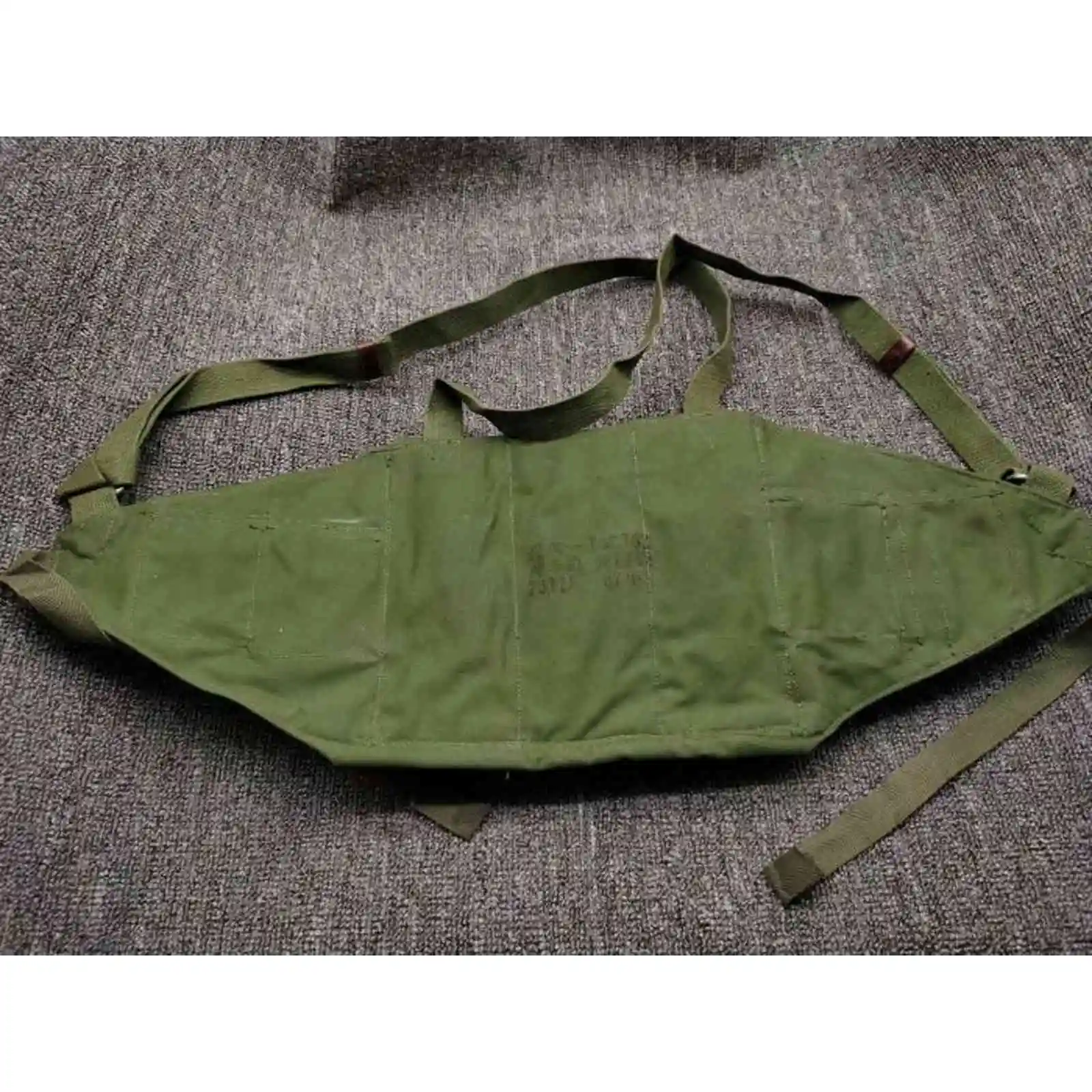 Bolsa de munici&oacute;n de tipo militar chino 56 Mag, aparejo de pecho de asalto de campo Chicom Type56-2