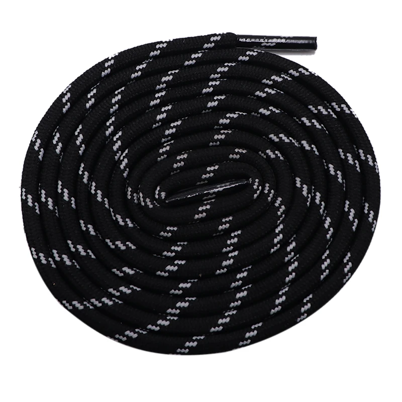

Coolstring 4.5MM Black White Eco-Frendly Material Polyester Normal Ropes For Running Jogging Boots Shoes Accessories Strong Lace