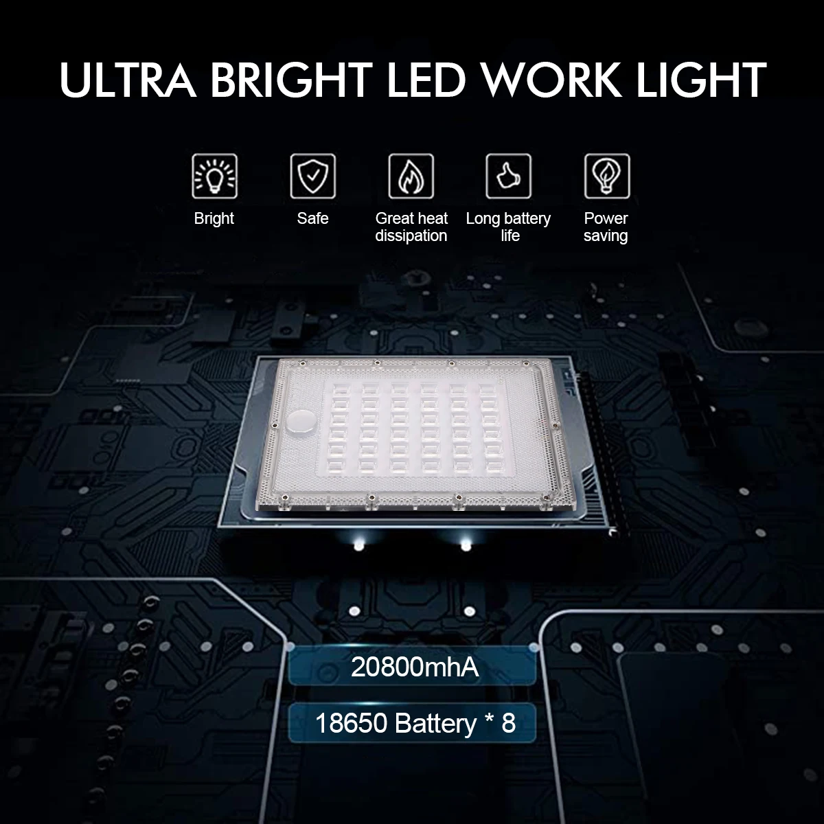 저렴한 USB 충전식 스포트라이트 블루 레드 LED 탐조등, 야외 비상 손전등 자동차 수리용 구매 USB 충전식 스포트라이트 블루 레드 LED 탐조등, 야외 비상 손전등 자동차 수리용