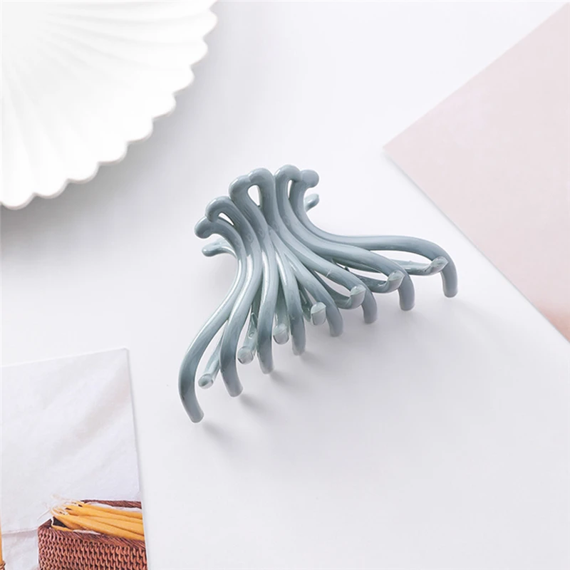 Милые акриловые заколки для душа хвост пони зажим волос коготь женщин аксессуары