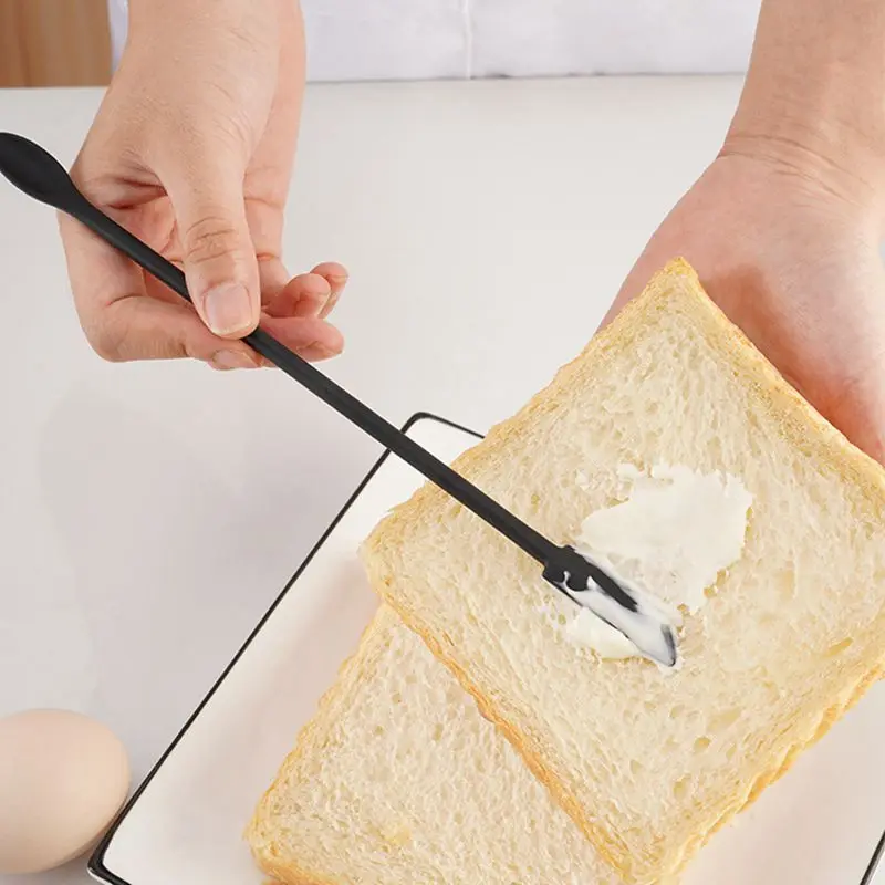 

Portable Cream Jam Spatula Silicone Double Head Scraper Set Cake Butter Accessories Kitchen Pastry Tools