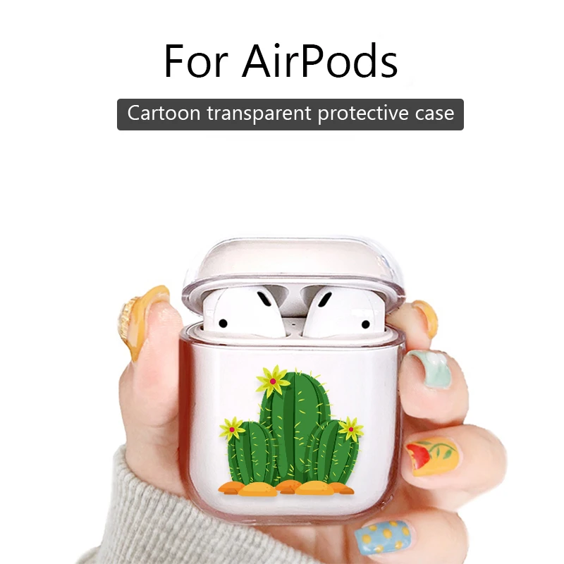 Роскошный мини-чехол Cherie Transparente Auriculares для Air pods iPhone милый чехол Apple Airpods 2 1