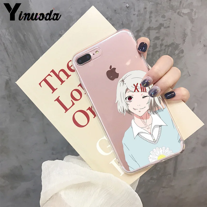 Yinuoda аниме JUUZOU SUZUYA Tokyo Ghouls очаровательный чехол накладка для телефона Apple iPhone 8 7 6 6S
