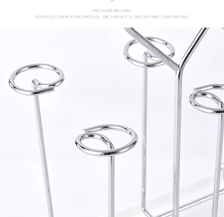 Металлическая стеклянная чашка для хранения воды Полка сушки дренажный