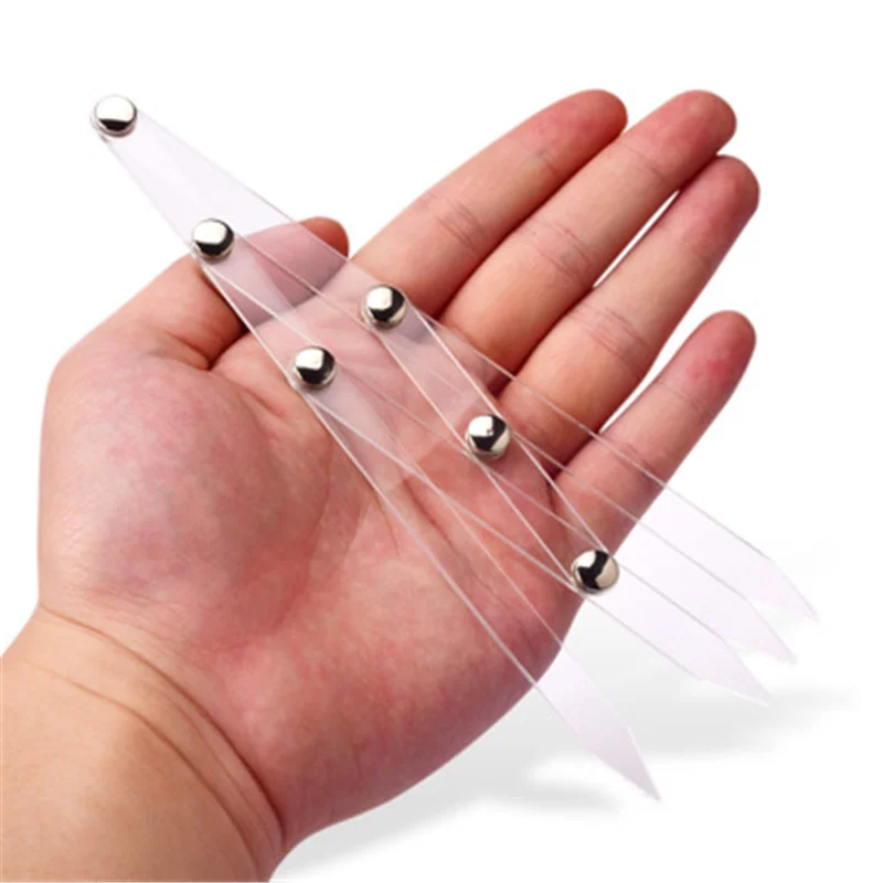 

1pcs translucent positioning tattoo eyebrow four-corner positioning eyebrow ruler