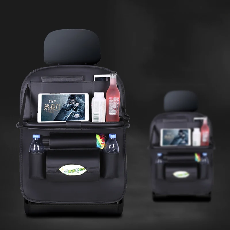 

Car seat back storage bag hanging bag child back car rear storage rack interior decoration