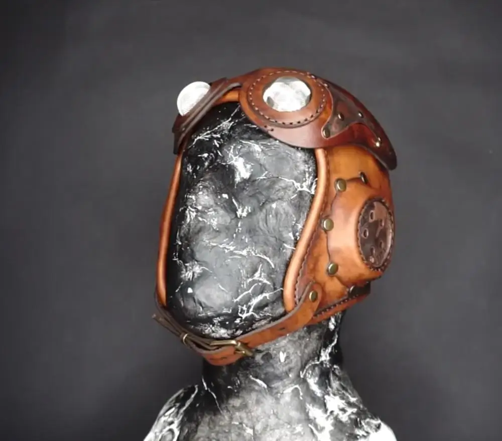 

Pilot Helmet Leather Handmade Handmade Craftsmanship