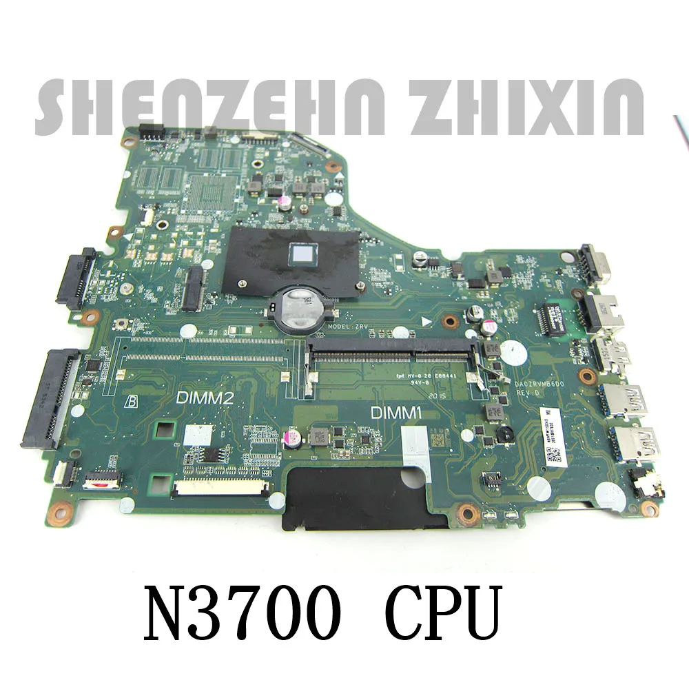 Материнская плата для ноутбука ACER ASPIRE E5 532 N3700 CPU DA0ZRVMB6D0 протестированная