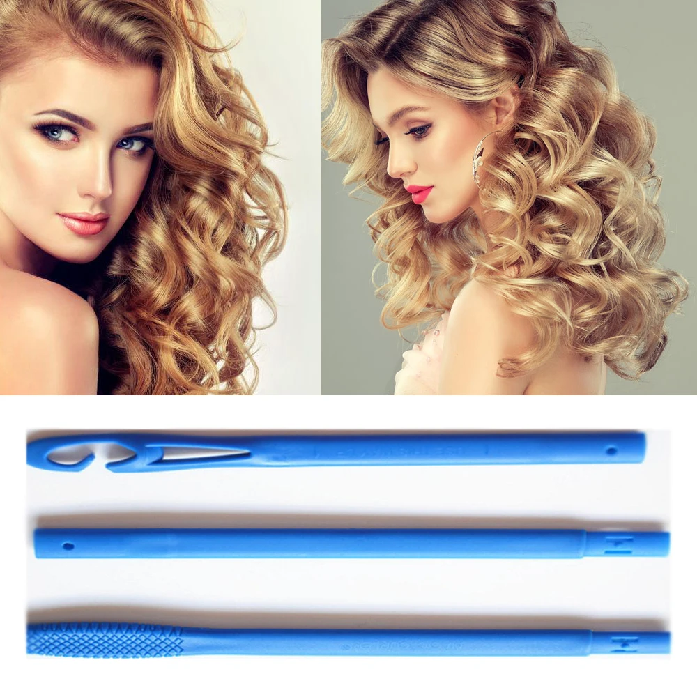 Волшебные бигуди для волос 18 шт./55 см/30 см формы завивки спиральные силиконовые