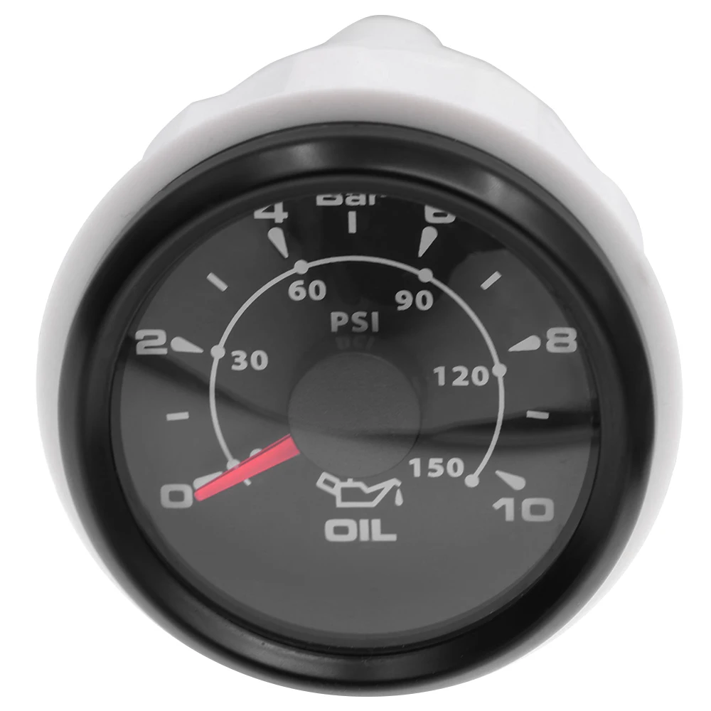 Автомобильный манометр давления масла для лодки 52 мм измеритель топлива 0 5 бар/0 10