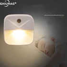 Миниатюрный светодиодный ночник, беспроводной светильник с сенсорным управлением, ночной Светильник для детей, гостиной, спальни, коридора