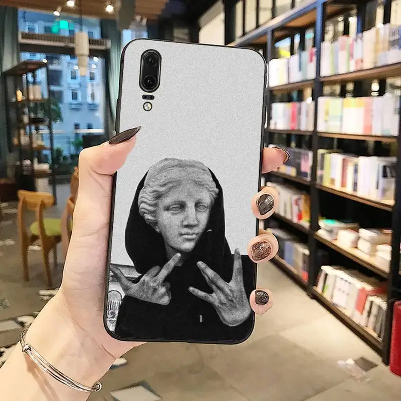 

Painted abstract art statue David Phone Case For Huawei honor Mate P 10 20 30 40 Pro 10i 9 10 20 8 x Lite