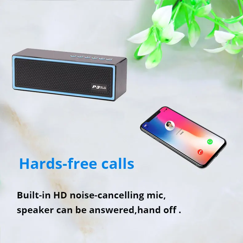 P3 мини беспроводной bluetooth динамик enceinte портативный parlante Саундбар spotify Премиум ретро компьютер ПК Бумбокс синий зуб usb