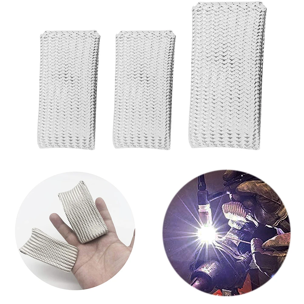 

2/3PCS Welding Tips Tricks TIG Welding Tips Heat Shield Gloves Finger Guards For TIG Welding TIG Glove Industrial Welders