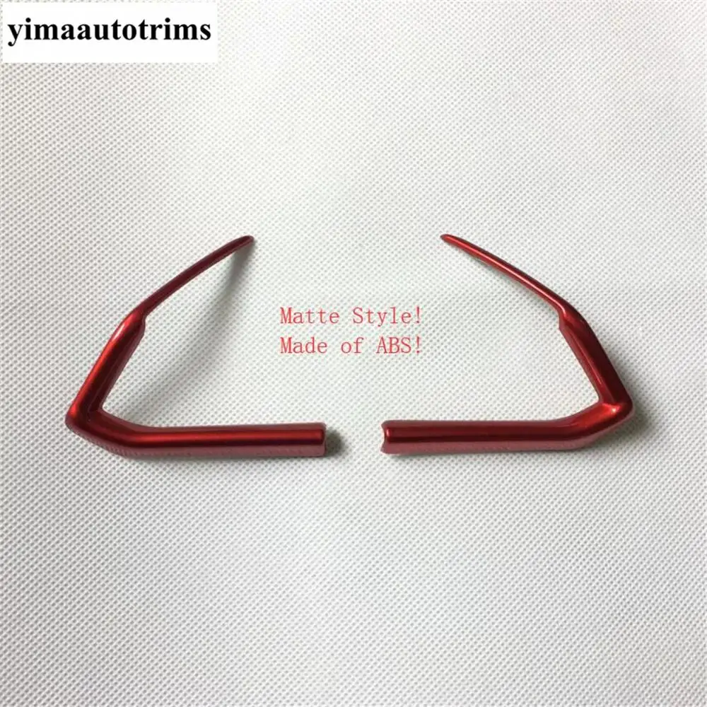 

Car Steering Wheel Button Decoration Strip Cover Trim Fit For Mazda CX-3 CX3 2016 - 2020 ABS Accessories Red Interior Refit Kit