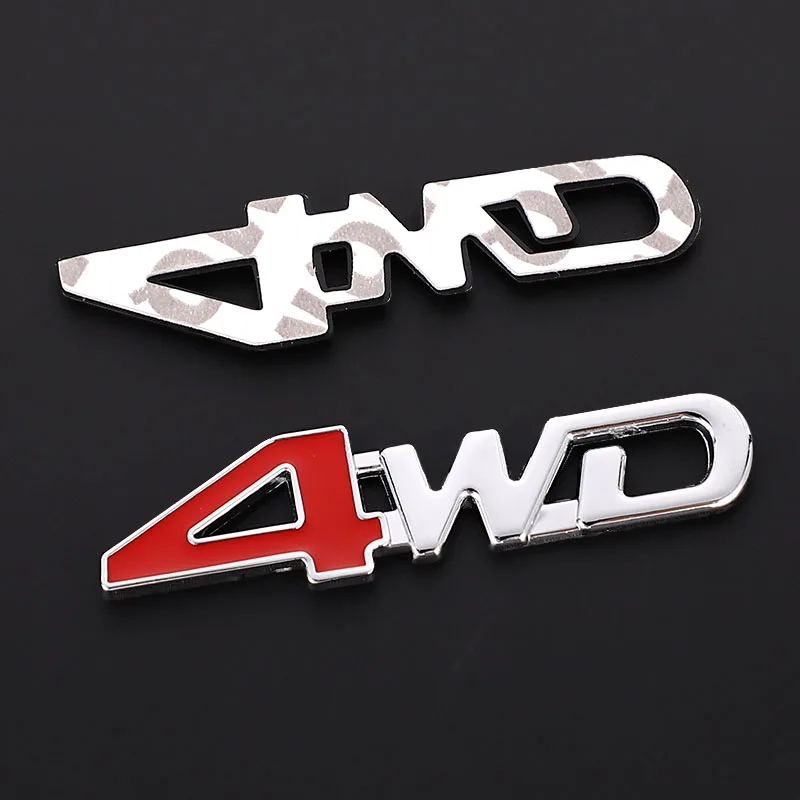 Металлические 3D наклейки 4WD 4x4 Стайлинг автомобиля для Ford Focus 2 3 Fiesta Mondeo MK4 Kuga Ecosport