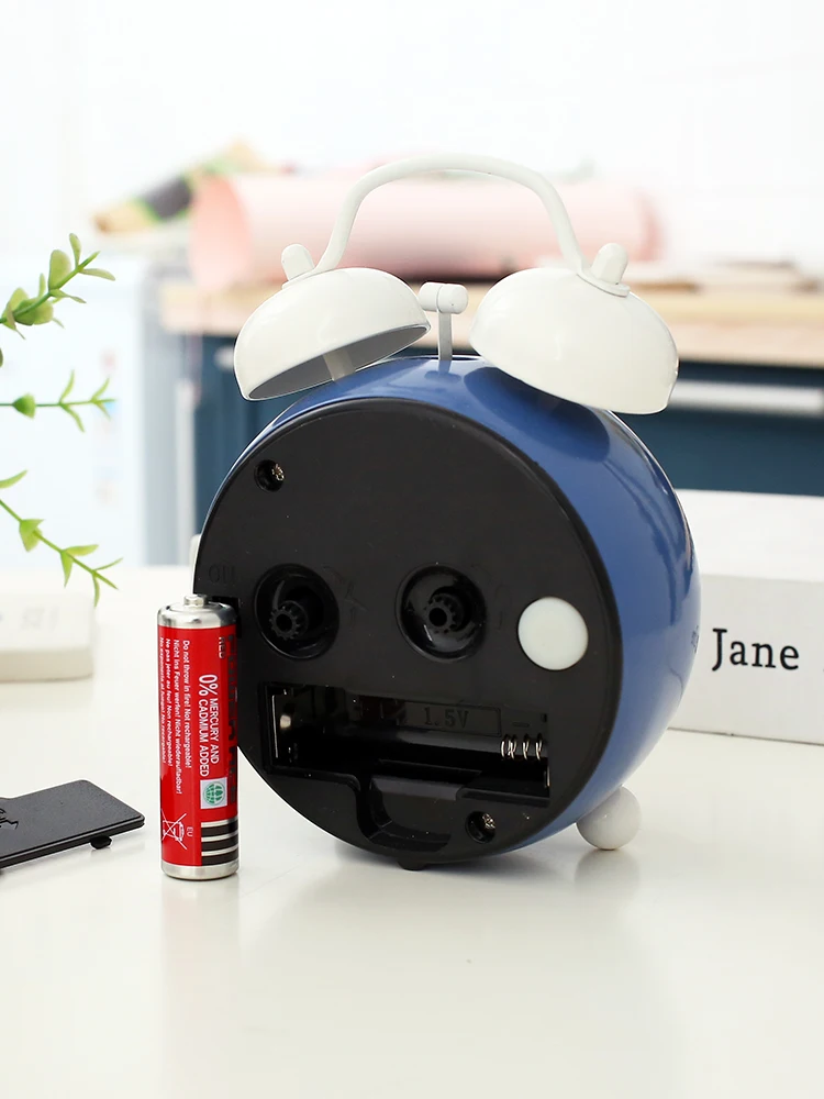 Будильник в скандинавском стиле ретро креативный металлический прикроватный