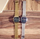 Часы наручные цифровые для мужчин и женщин, модные роскошные деловые электронные с браслетом из нержавеющей стали