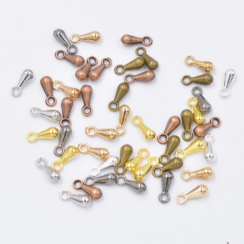 Бусины-удлинители для бижутерии разноцветные металлические 200 шт. | Украшения и