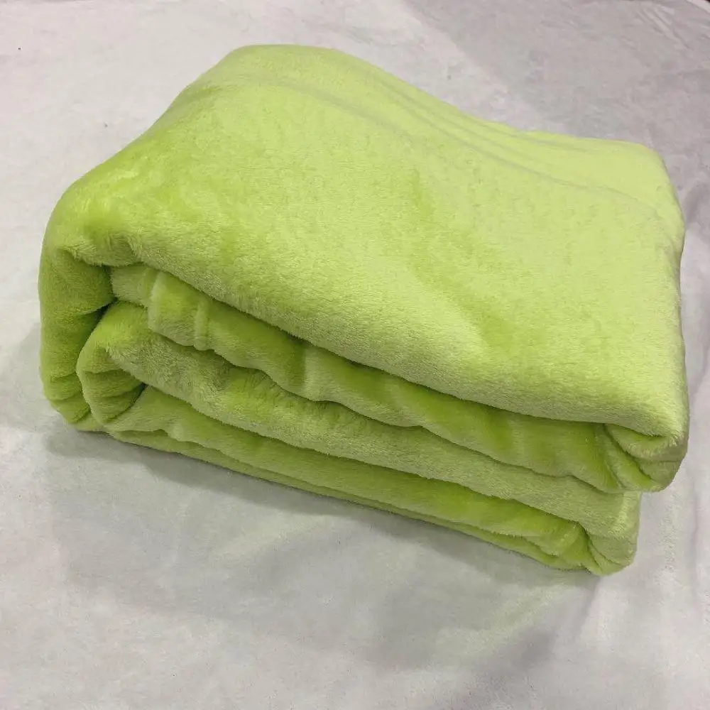 

2020 Home Textile Band Flannel Wool Blanket Warm Soft Coral Fleece Blanket bedding Adult Solid Sofa Bed Coral Fleece Blanket