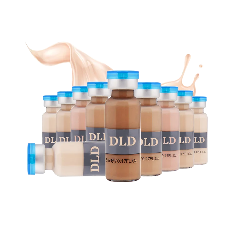 

Korean Cosmetic Meso White BB Cream Glowing 1 box 10pcs each 5ml Liquid Makeup Liquid Foundation for Derma Pen Micro Needle Pen