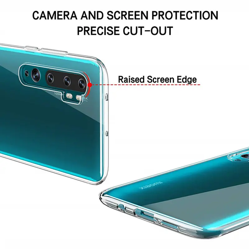 Чехол для Xiaomi Mi 10 Pro защитный чехол QAZ Maggie мягкий прозрачный из ТПУ SE Mi8 Mi9 cc9 cc9e |