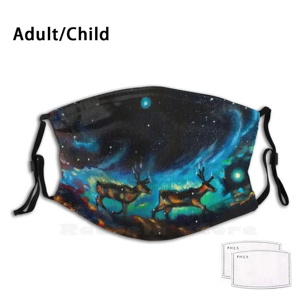 

Caribou Universe Adult Kids Anti Dust Filter Diy Mask Caribou Universe Acrylic