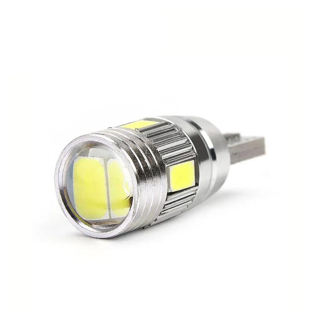 

1/2Pcs Car Light Bulb T10 5630 6SMD W5W Car 12v Led Tail Brake Rear Light Lamp Led Canbus Wedge Bulb Lamp Dropshipping