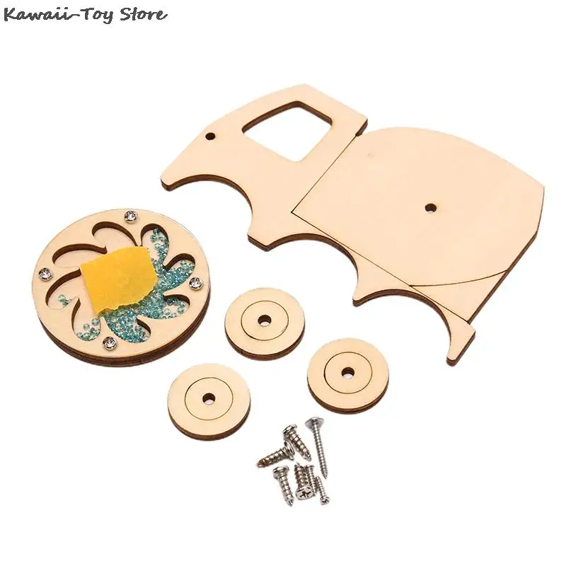 Accesorios Montessori para tablero de actividades para ni&ntilde;os, Material de madera para manualidades, Educaci&oacute;n Temprana, aprendizaje de habilidades b&aacute;sicas-2