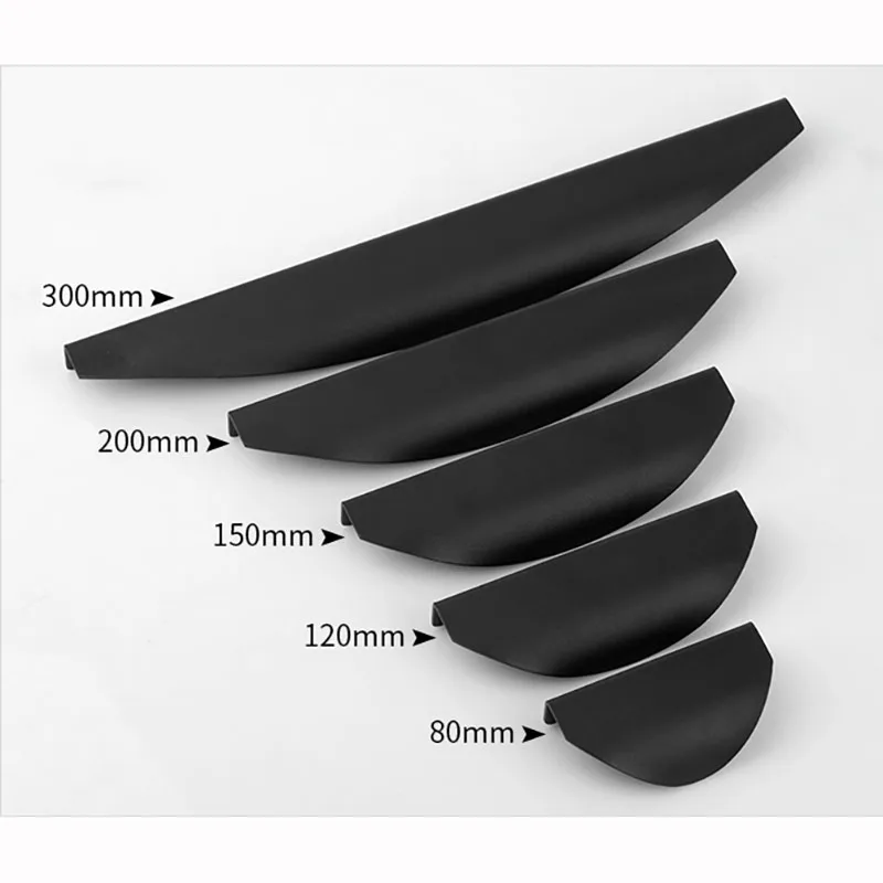 2 шт./лот ручки шкафа из нержавеющей стали скрытые для кухонного выдвижная ручка