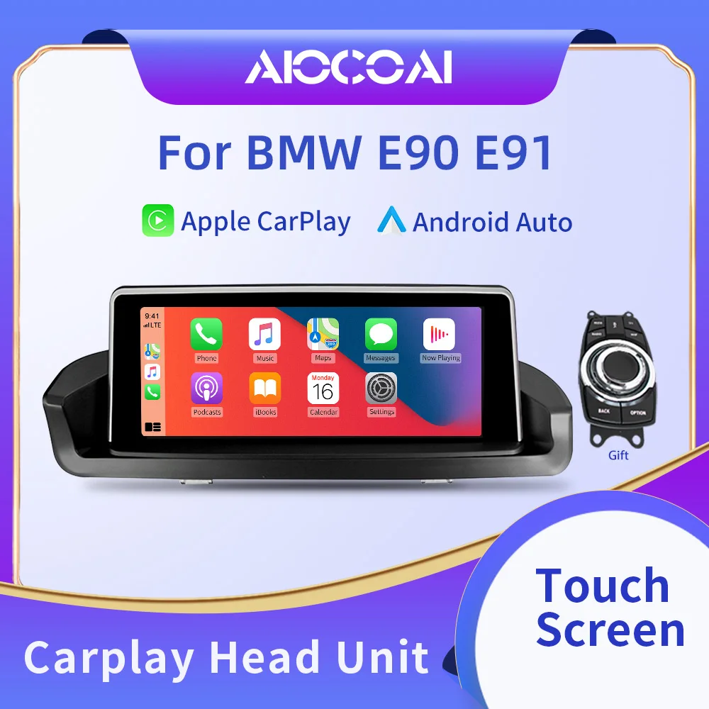 Беспроводное Автомобильное мультимедийное устройство Apple CarPlay Android для BMW 3 серии