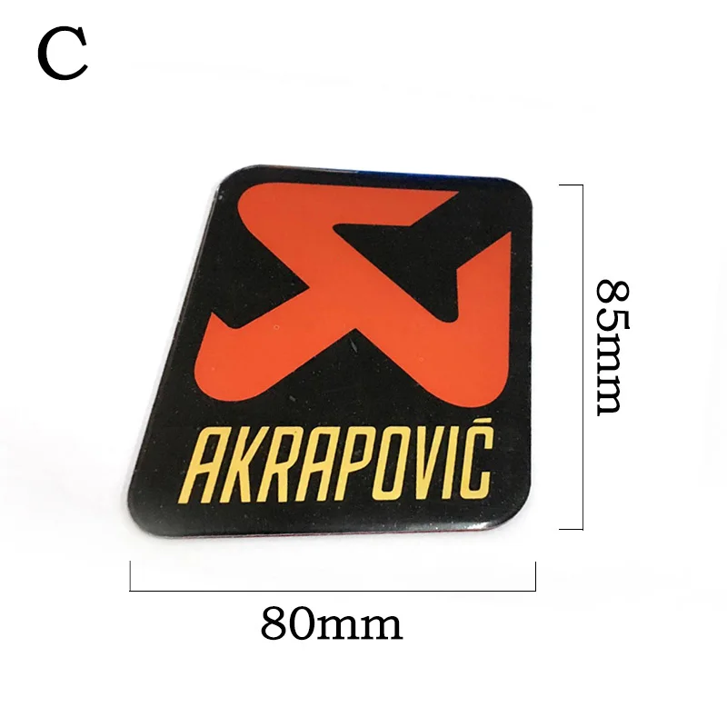 Алюминиевая термостойкая 3d-наклейка на выхлопную трубу мотоцикла наклейка для