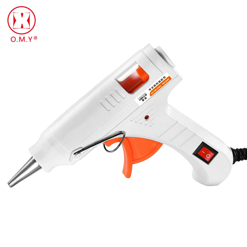 

Клеевой пистолет OMY 20 Вт, миниатюрные промышленные пистолеты, Тепловая температура, электрический инструмент для ремонта, клеевые стержни д...
