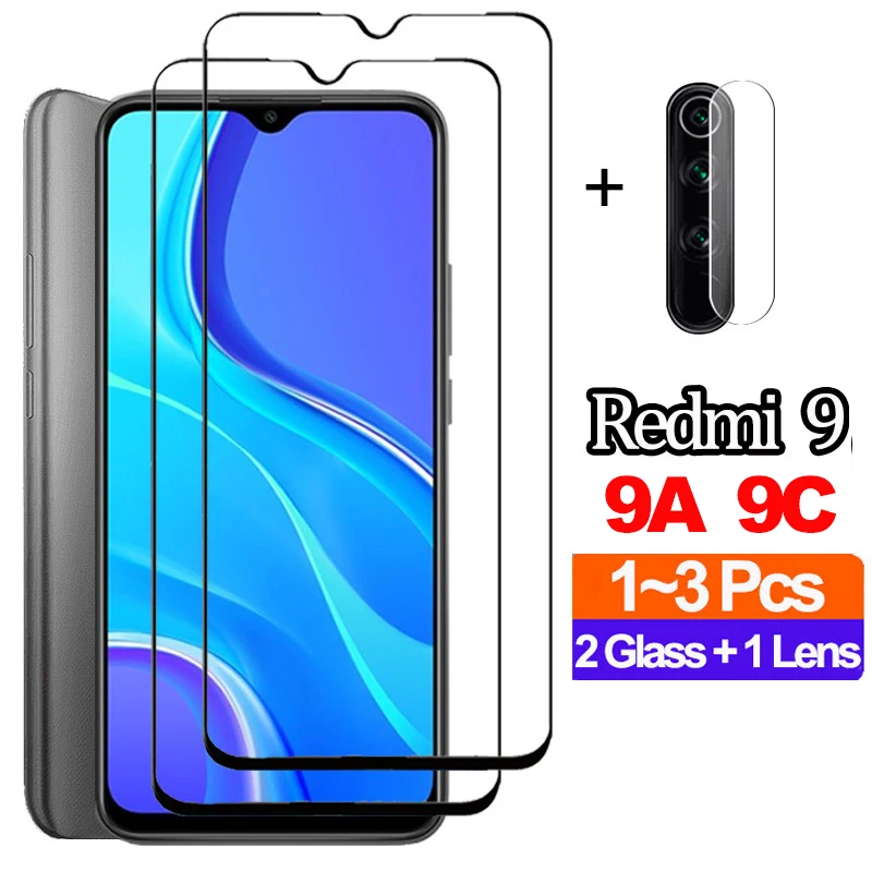 3 в 1 xiaomi redmi 9 a бронь стекло редми 9a пленка для Redmi 9c защитное Xiaomi Redmi9 твердость