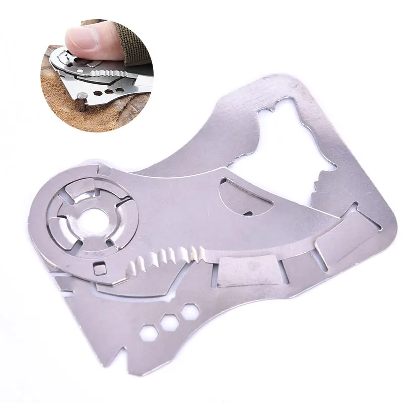 

Multi-function Combination Tool 440 Stainless Steel Wallet Card Knife Portable Outdoor Pocket Tools