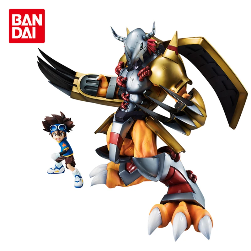 

Bandai Genuine MegaHouse GEM Digimon Adventure Taichi Yagami War Greymon Anime Action Figure Toys Collectible Model Ornaments