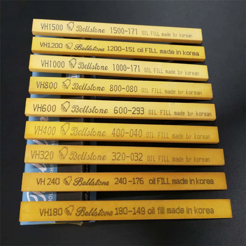 5pcs/10pcs BellStone Sharpener 3x3x150mm Oil Stone mold Polishing hign grade polishing stone |