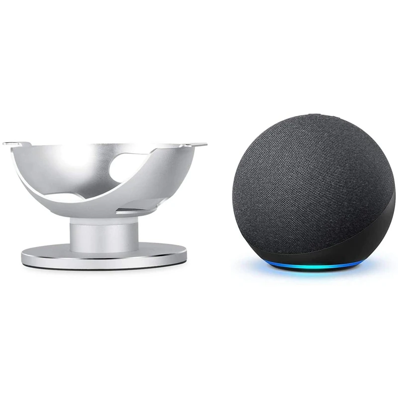 

Desktop Stand for Echo Dot 4Th Generation, Anti-Slippery Dock Aluminum Stand Adjustable Holder for Echo Dot 4