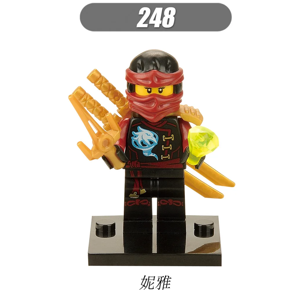 Звездные фигурки LLoyd Kai Jay Cole Zane Phantom Ninja minifig XH250 строительные блоки детские игрушки