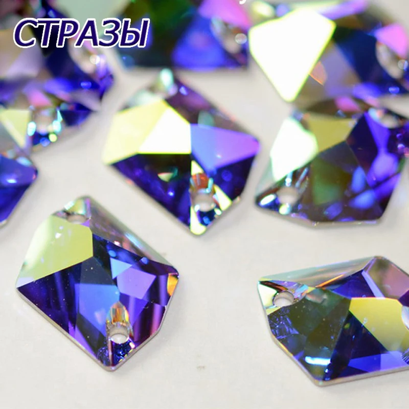 6A качество Cosmic 4 Размер Космическая Форма Кристалл AB пришивные стразы s плоские кристаллы стразы для шитья стразы кристаллы камень