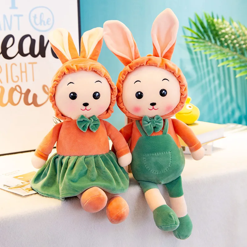 40 см женские зимние домашние тапочки с милыми кроличьими Куклы Мягкие игрушки