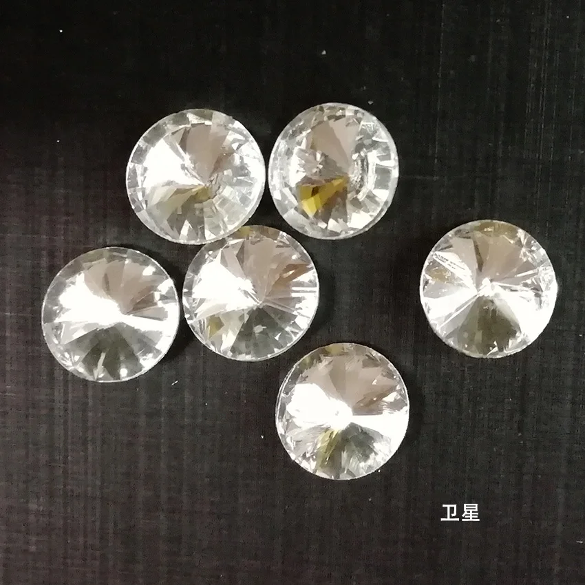 3D стеклянные прозрачные стразы с заостренным концом для дизайна ногтей