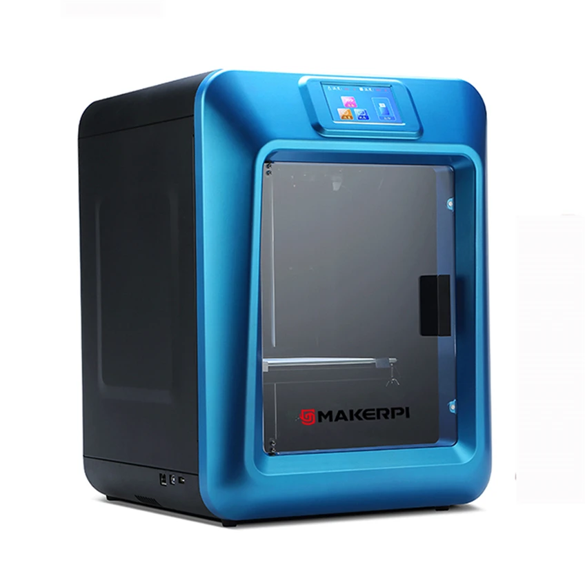 Billig Makerpi 3d Drucker 280 ℃ Düse Laser Gravur Komplett Geschlossenen 4,3 Zoll Touch Screen Wifi Überwachung Mit Stille Stick