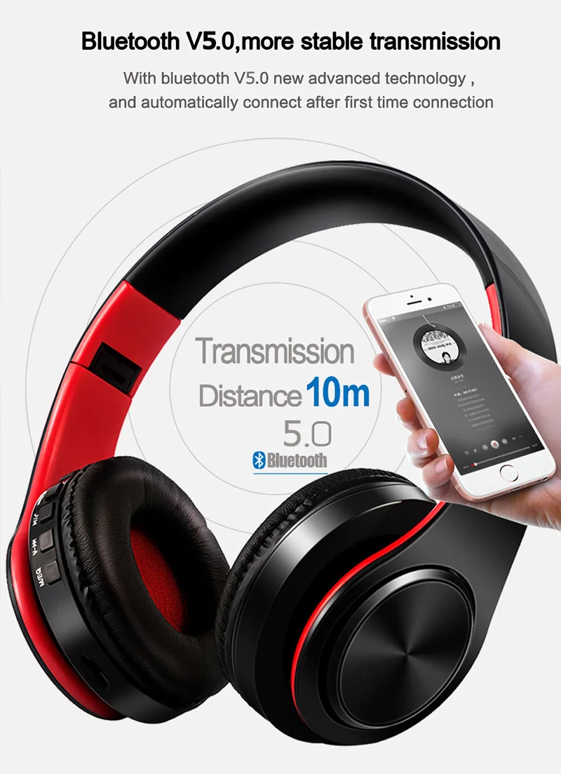 Wireless Bluetooth Stereo Headset Headphone