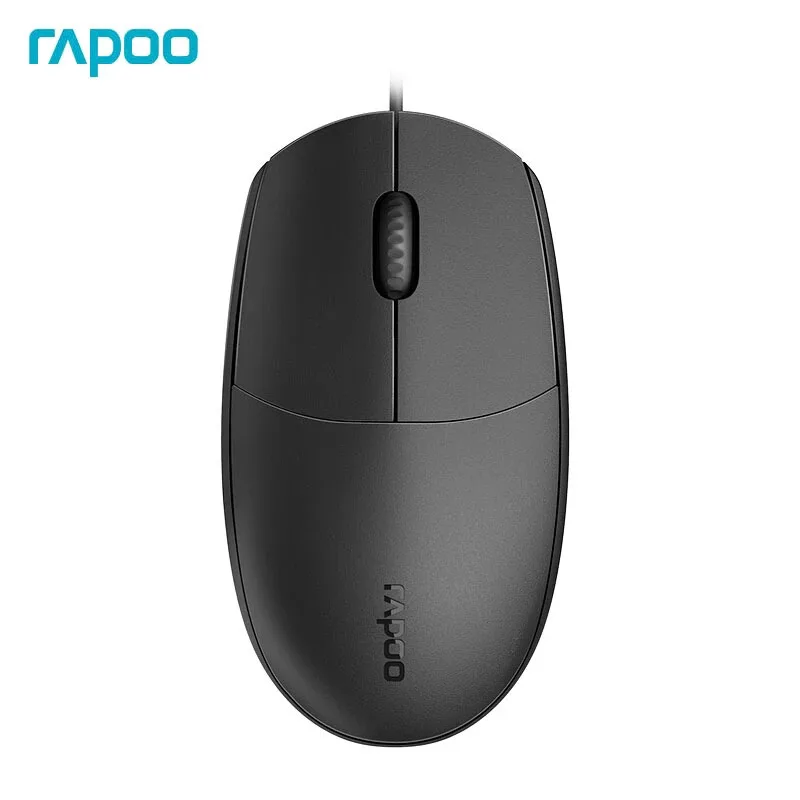 

Rapoo N100 Wired Mouse Optical USB Mouse with 1600DPI Notebook Desktop Mouse Durable Business Office Mouse