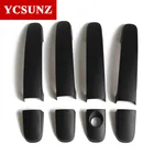 ABS черные дверные ручки Чехлы Накладка для FORD RANGER Wildtrak T6 T7 2012 2013 2014 2015 2016 2017 2018 2019 2020 2021 YCSUNZ